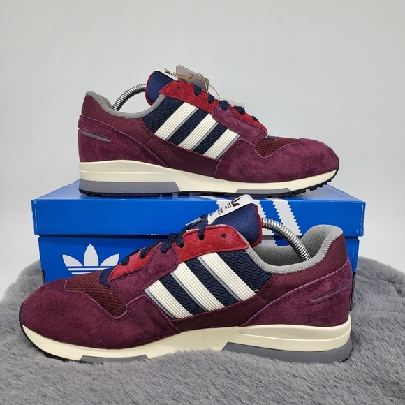 New adidas ZX 420 \'Maroon Collegiate Navy\' Men\'s Athletic Shoes Size 10 main image 6